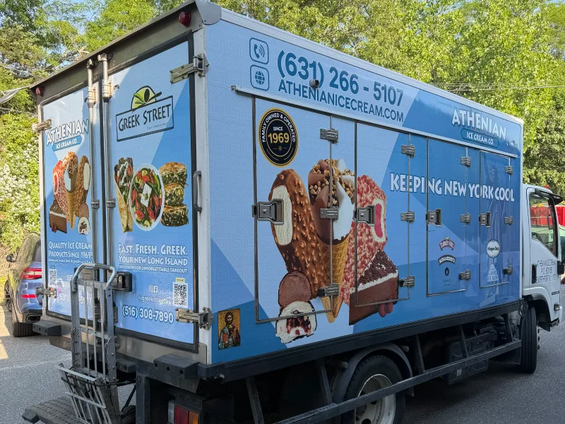 Athenian vehicle wrap