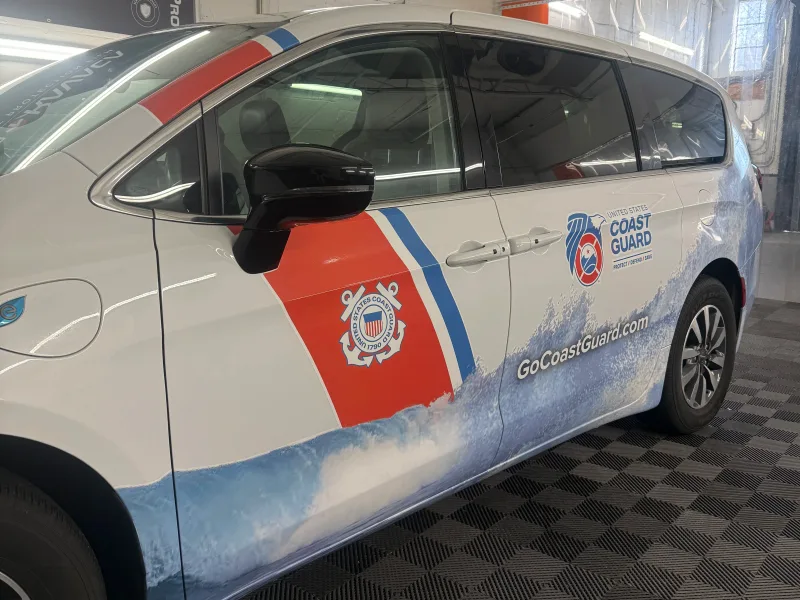 Coast Guard vehicle wrap