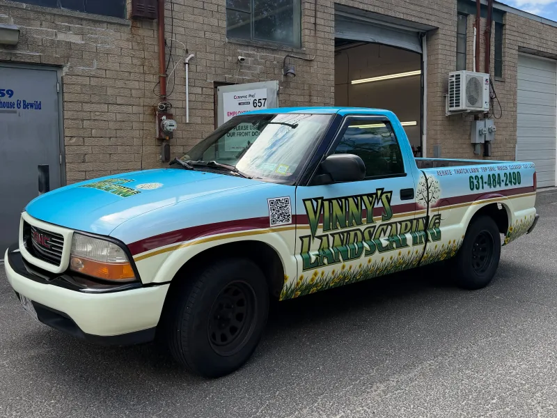 Vinny's Landscaping wrap